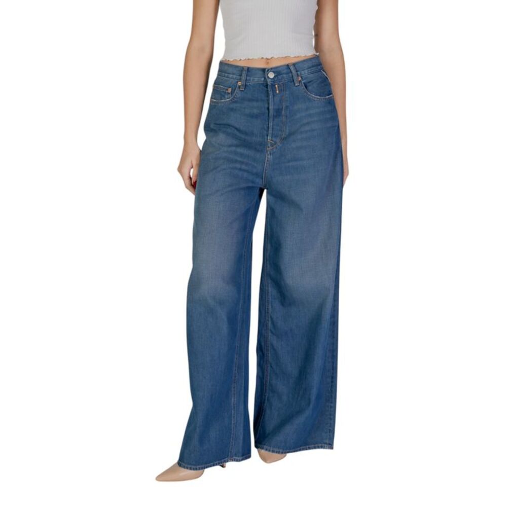 Replay Wide Leg Jeans Denim Style Women blue